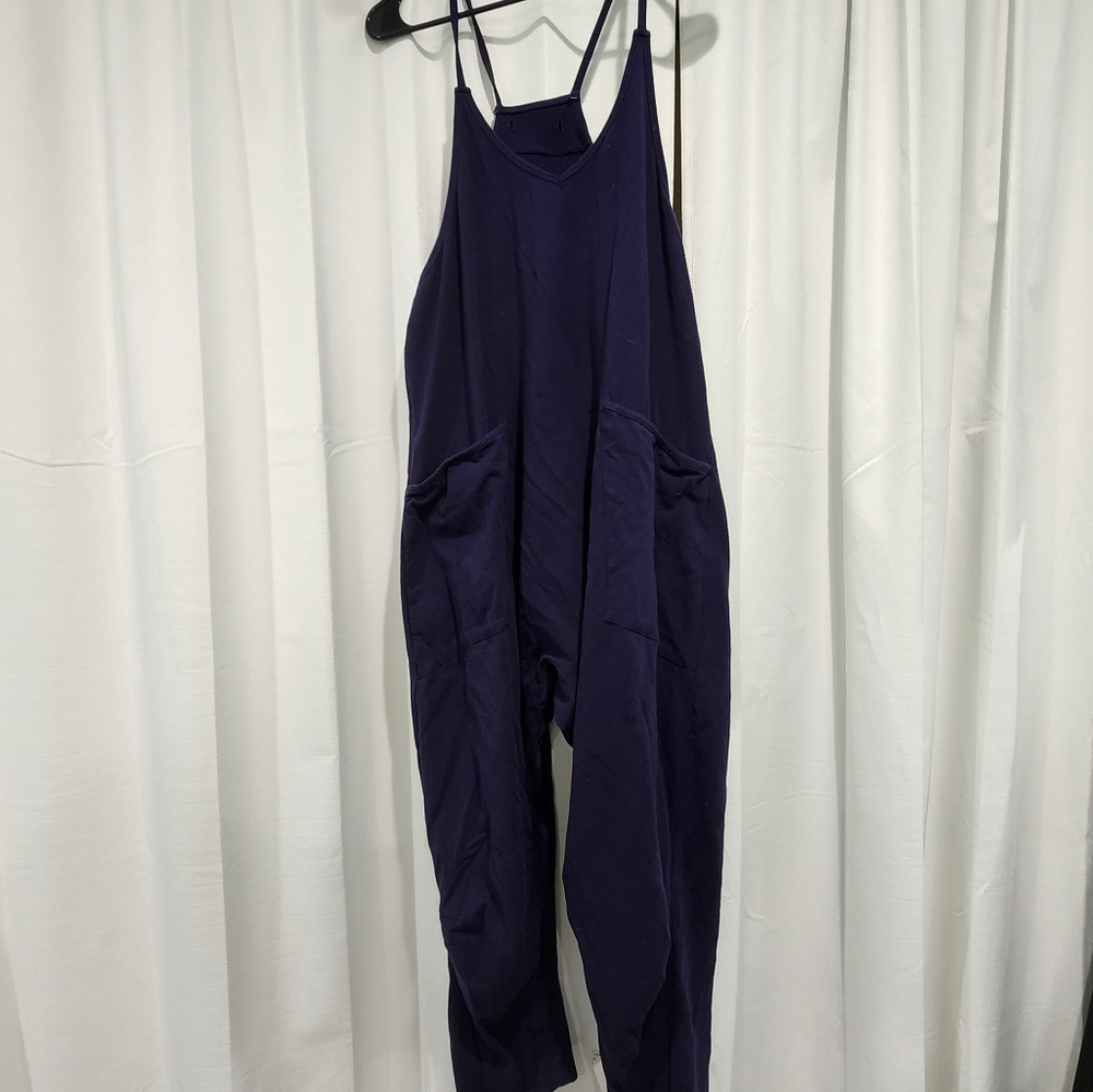 Navy Comfy Jumpsuit
